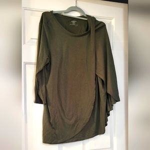 Bundle $6 Army Green Longsleeve Nursing Blouse
